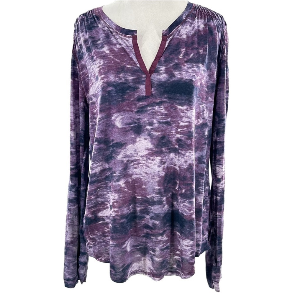 Calvin klein jeans womens top size M purple tie dye retro 2000s